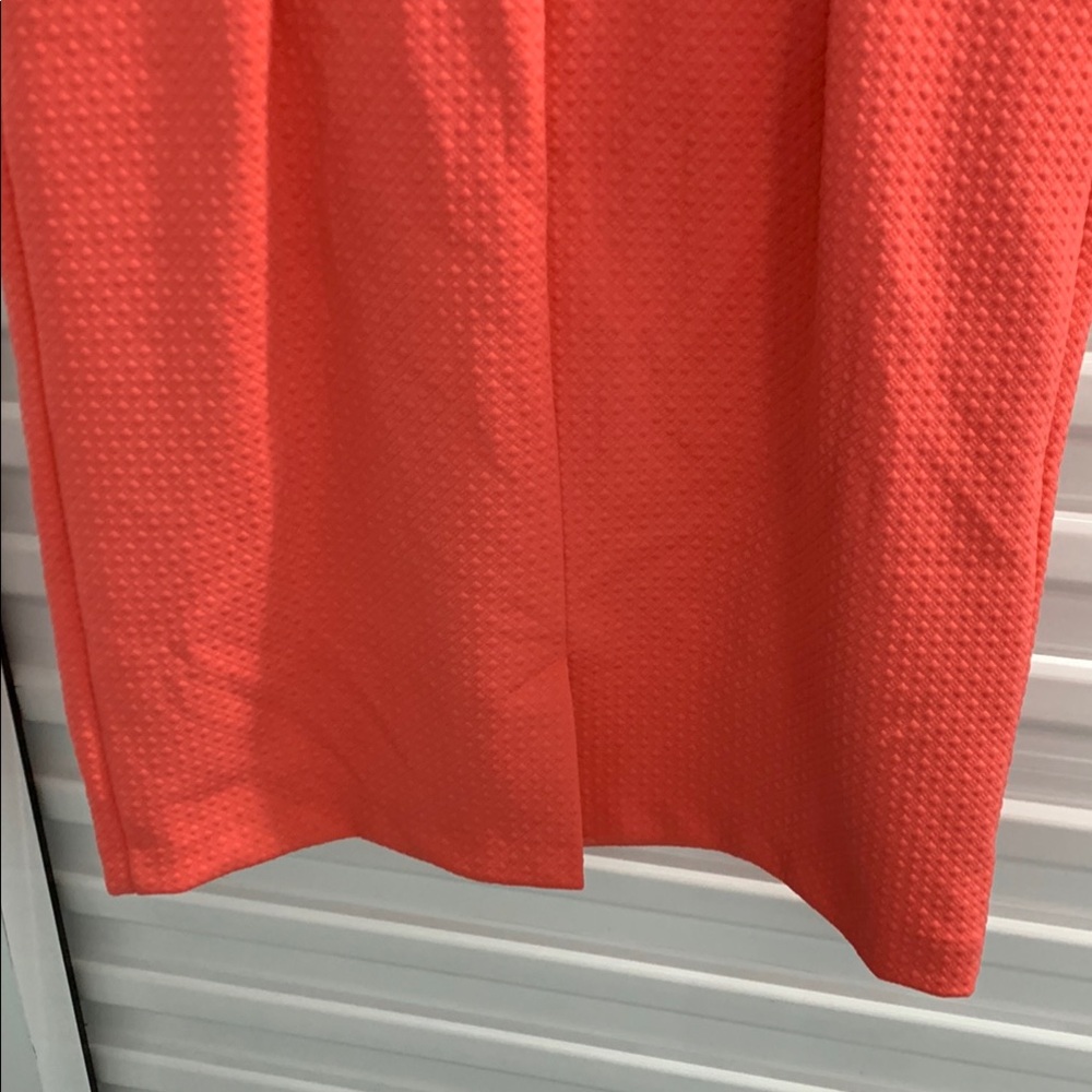 Liz Claiborne Orange Pink Sleeveless Sheath Dress - Picture 12 of 12